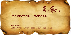 Reichardt Zsanett névjegykártya