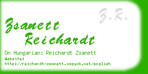 zsanett reichardt business card